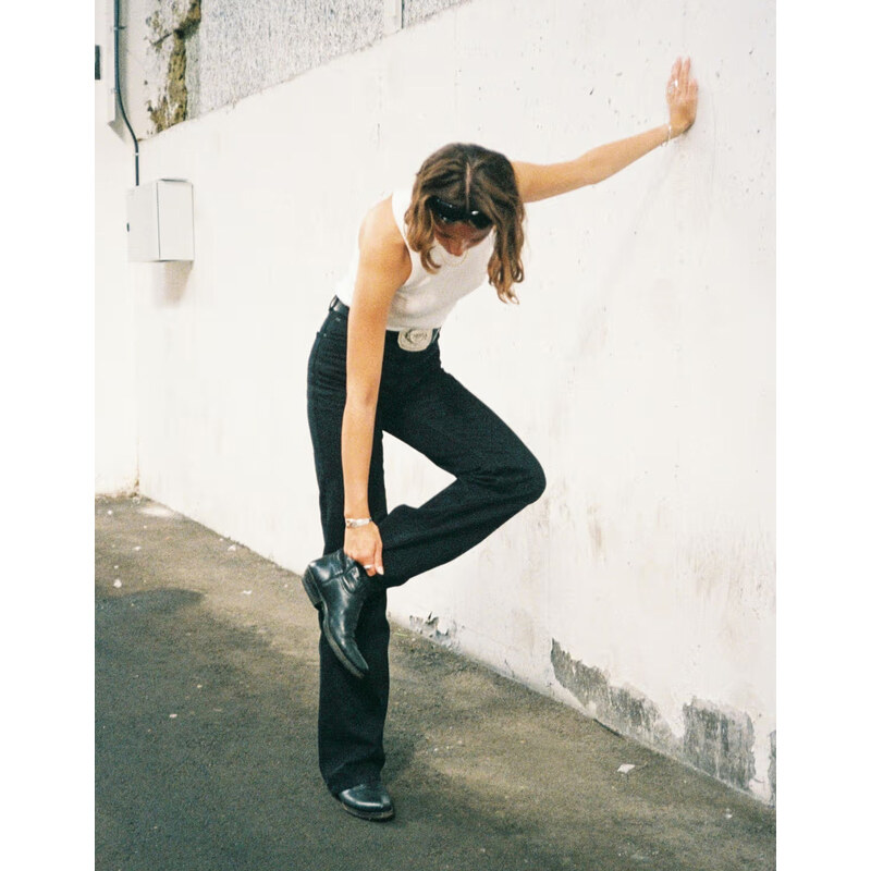 Nudie Jeans Co. Džíny Clean Eileen Smooth Black 26/32