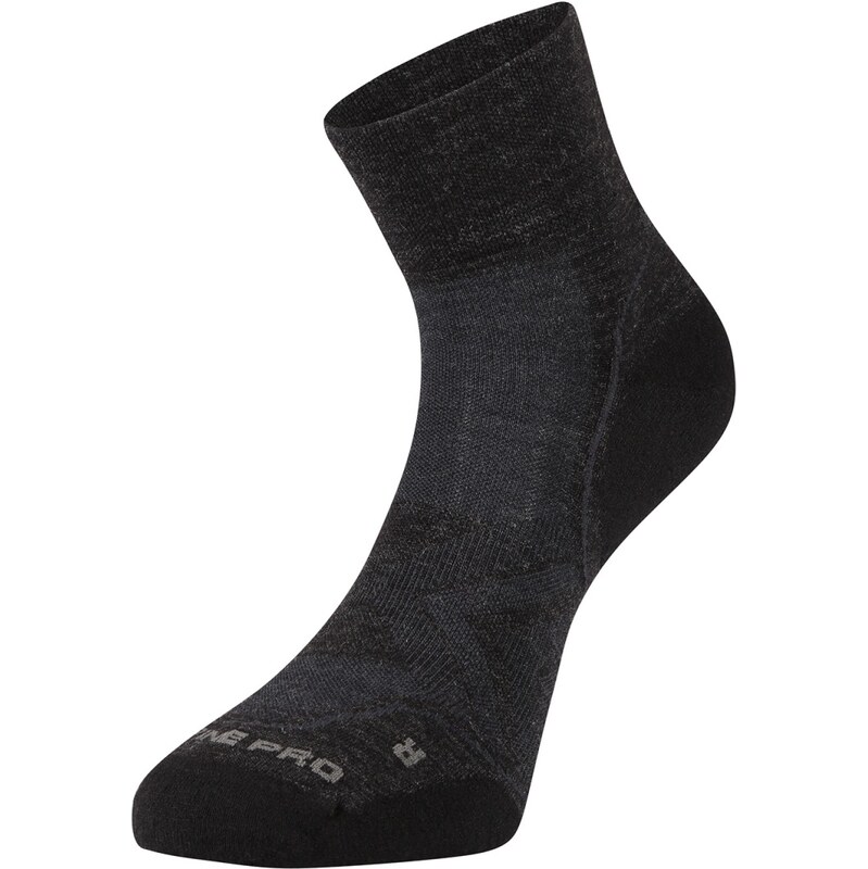 Unisex merino ponožky ALPINE PRO DERERE černá 112995400