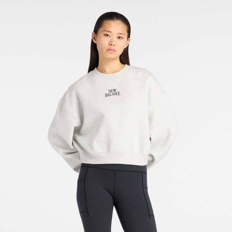 Dámská mikina New Balance WT61935IAHH – šedé