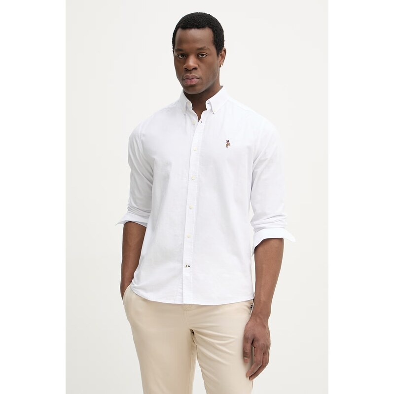 U.S. Polo Assn. košile pánská bavlněná PEACHED OXFORD LS