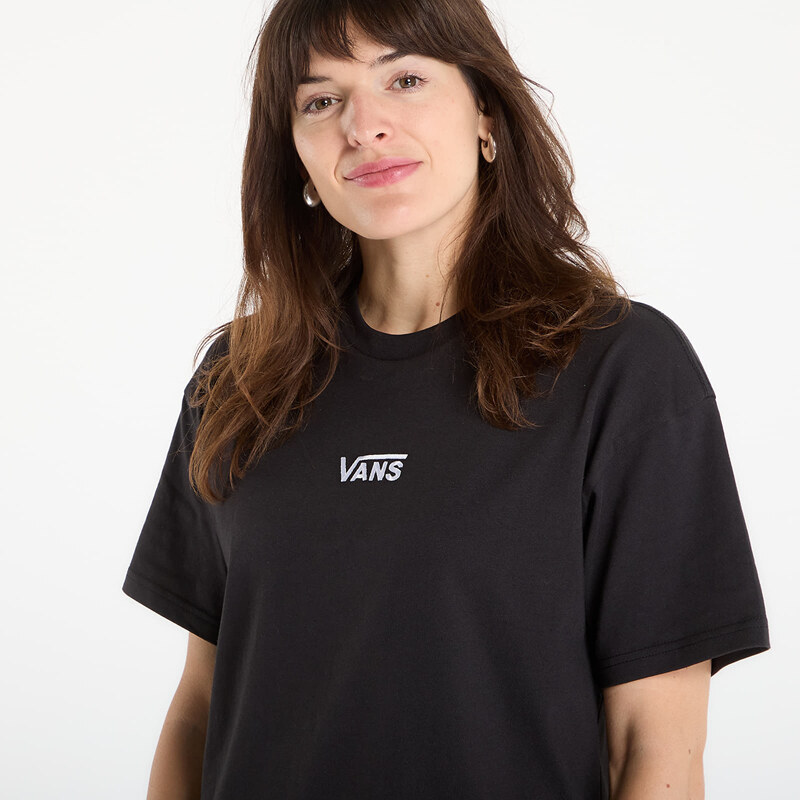 Tričko Vans Center Vee Tee Dress Black L