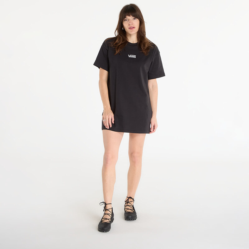 Tričko Vans Center Vee Tee Dress Black L
