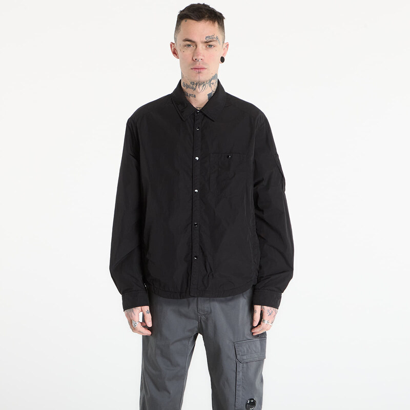 Košile C.P. Company Chrome-R Padded Lens Overshirt Black S