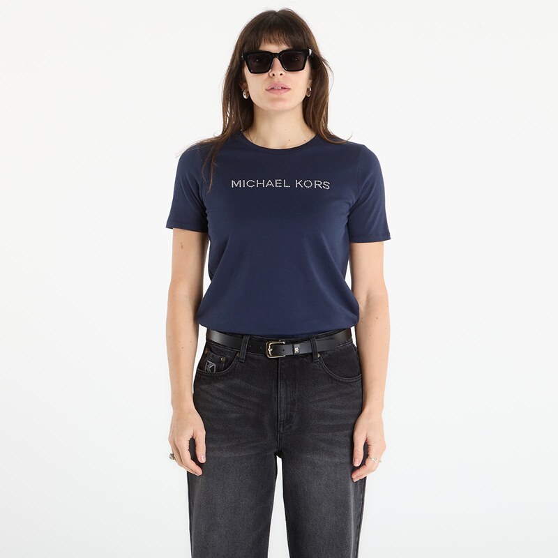 Tričko Michael Kors Mk Stud Classic Tee Midnight Blue XS 113046608
