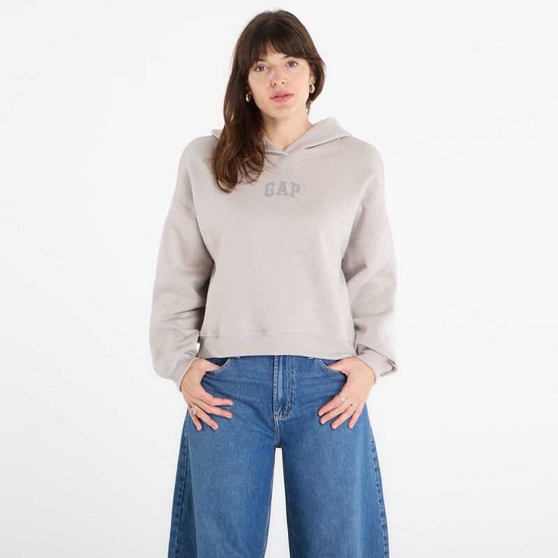 Mikina GAP V-Gap Mini Arch Pullover Hoodie Beige L