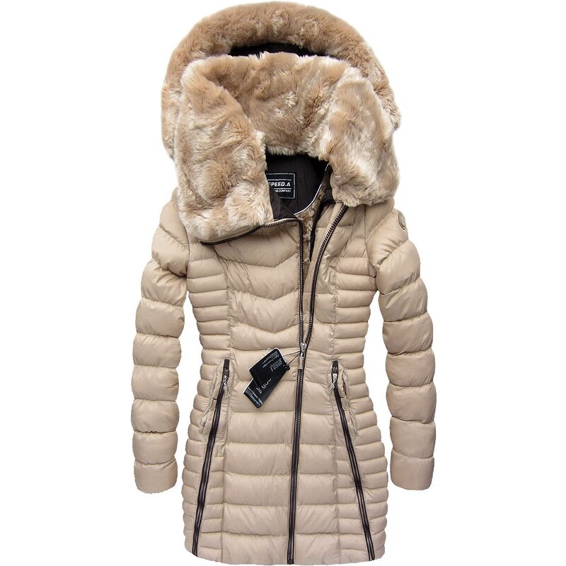 streetIN Dámská zimní bunda - béžová Velikost: XL