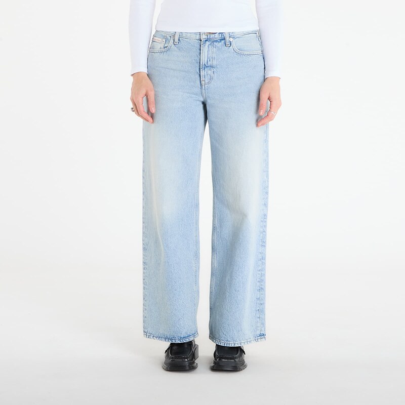 Džíny Calvin Klein Jeans Low Rise Baggy Indigo Stone 28
