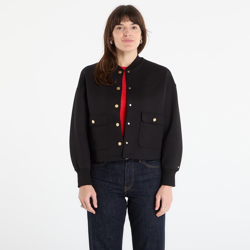 Bunda Tommy Hilfiger Gold Button Bomber Black S 112996102