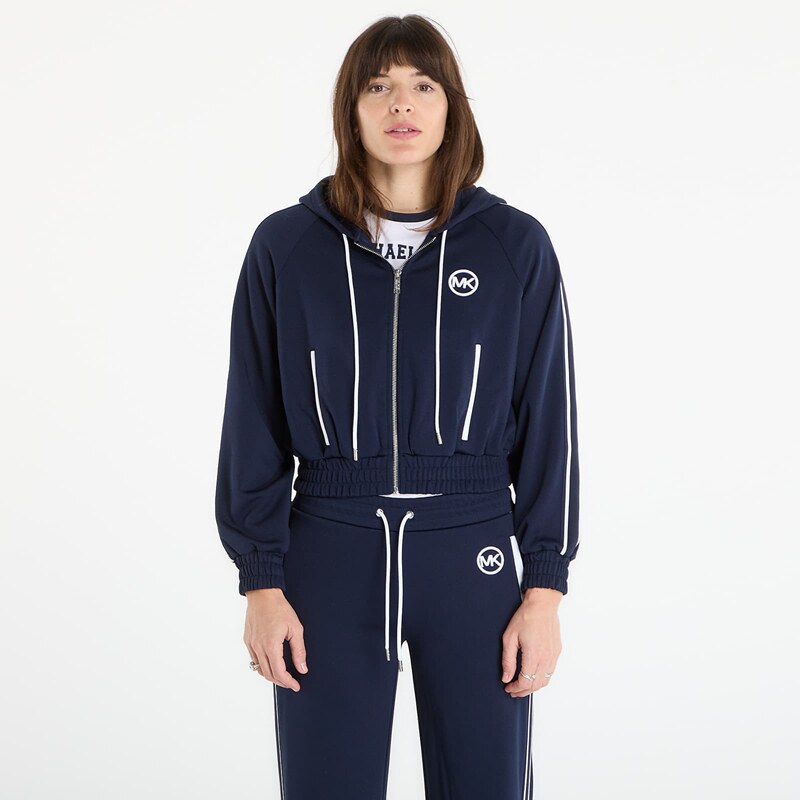 Mikina Michael Kors Contrast Zip Front Track Jacket Midnight Blue L 114841728