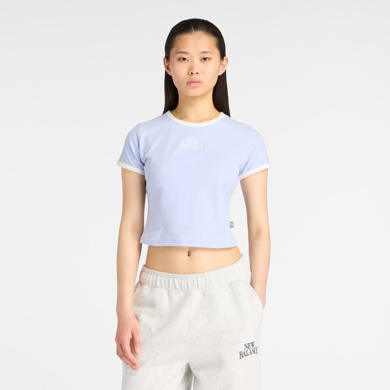 Dámské tričko New Balance WT61Y33QDYK – fialové