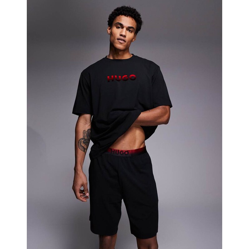 Hugo Red HUGO Bodywear Ray shorts in black