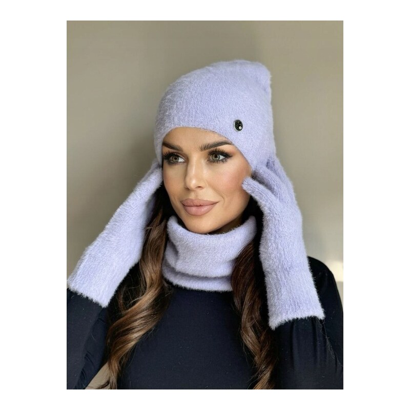 Fashionweek Dámský set – čepice, nákrčník a rukavice | Teplý komplet 112997800