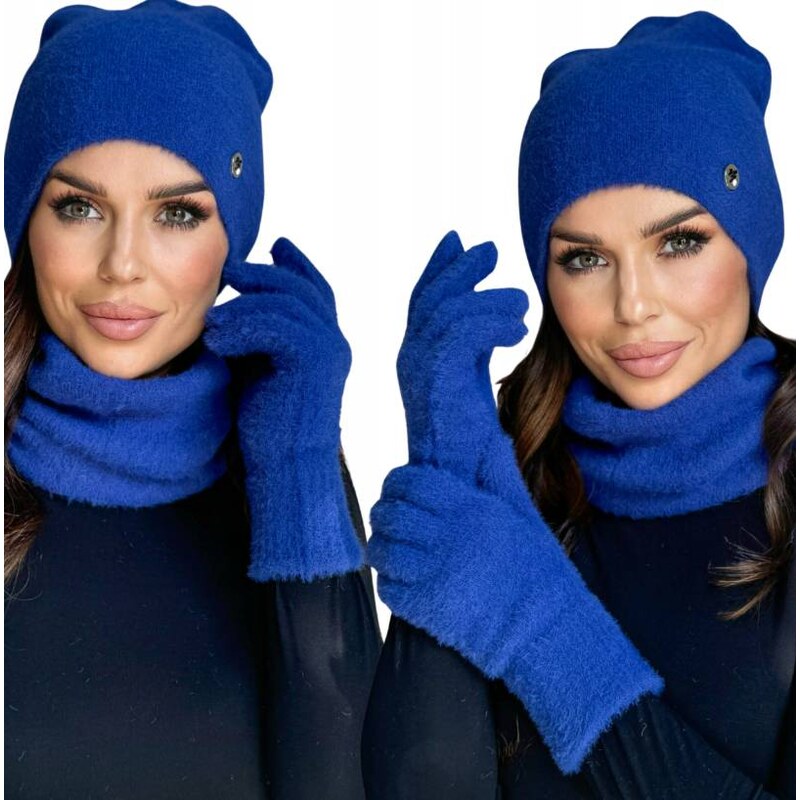 Fashionweek Dámský set – čepice, nákrčník a rukavice | Teplý