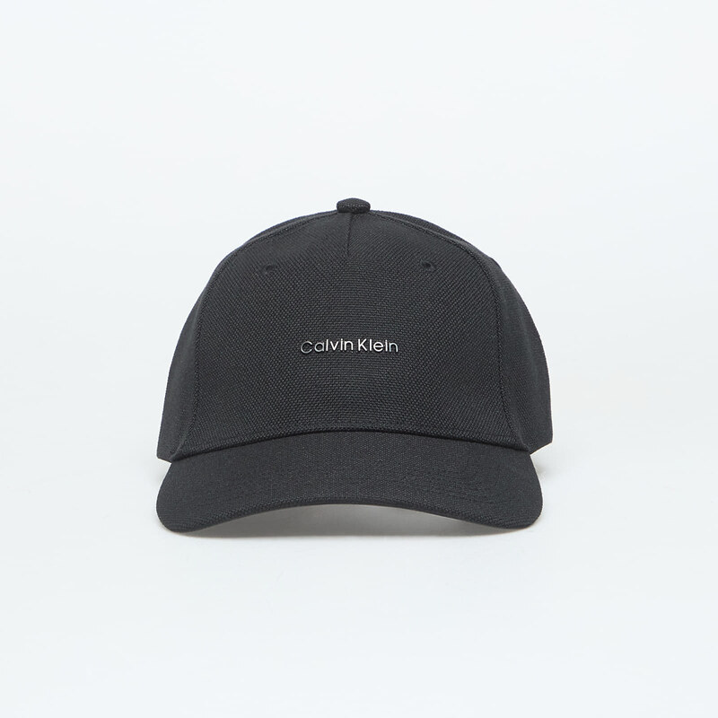 Kšiltovka Calvin Klein Canvas/Pu Standard L Black Universal