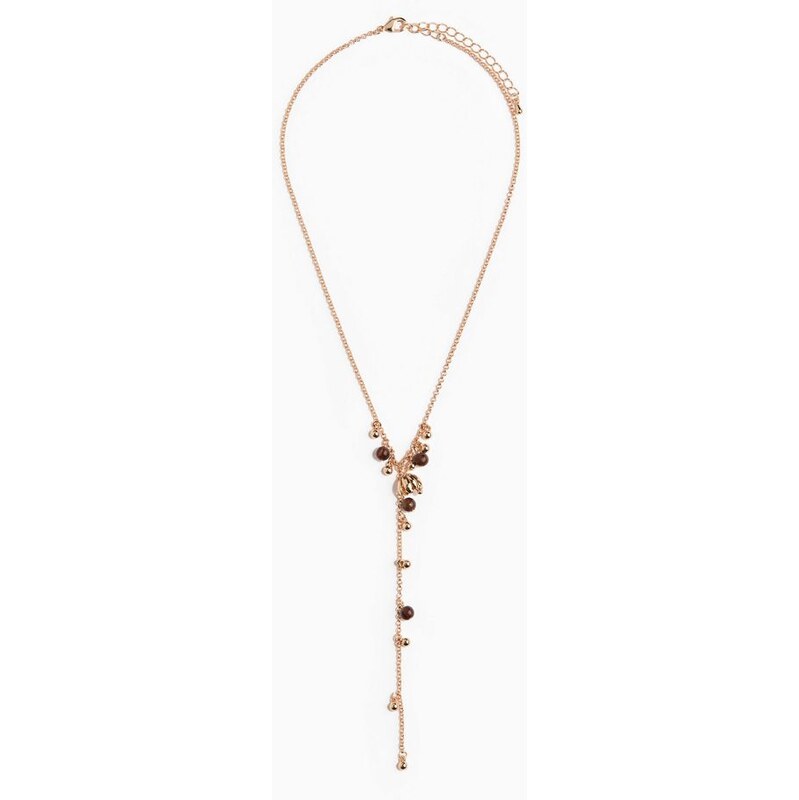 H&M - Náhrdelník ve tvaru Y - zlatá 112998327