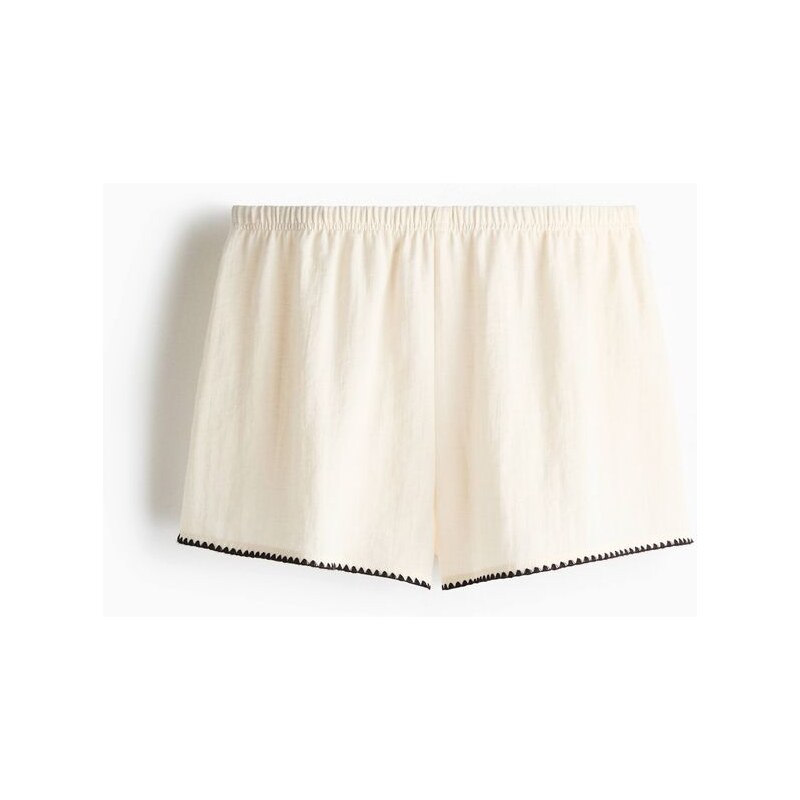 H&M - Plážové šortky Loose Fit - Krémová