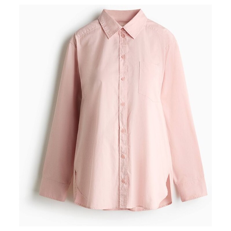 H&M - MAMA Košile z bavlněného popelínu - růžová 112998563