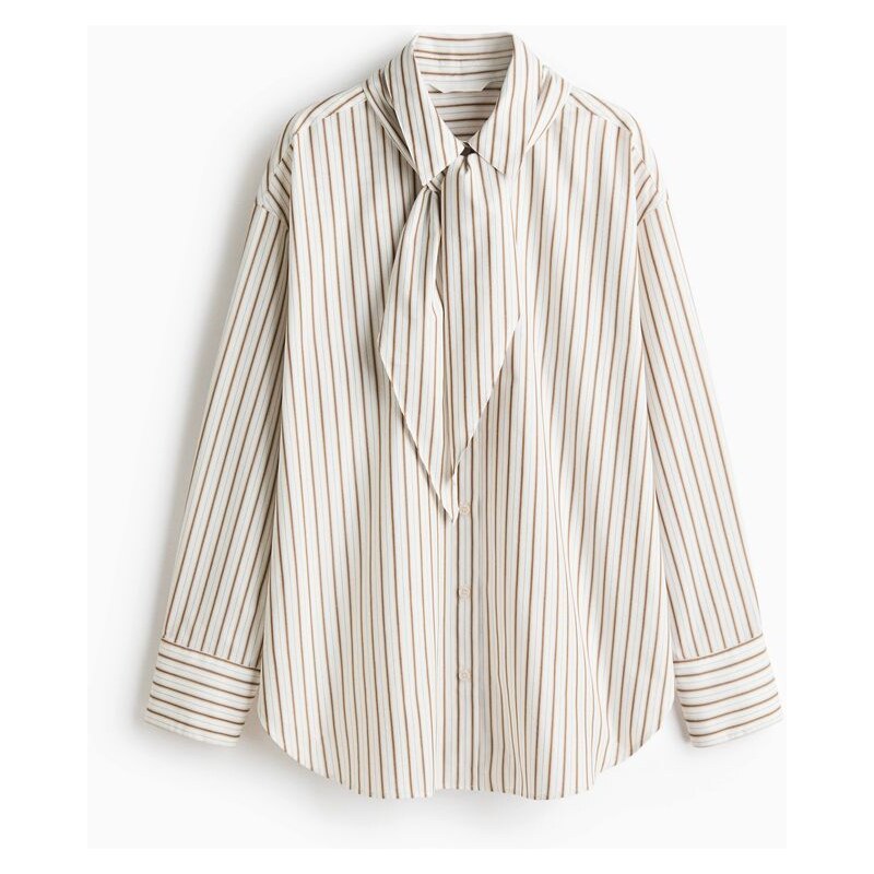H&M - Košiles šátkem - bílá 112998590