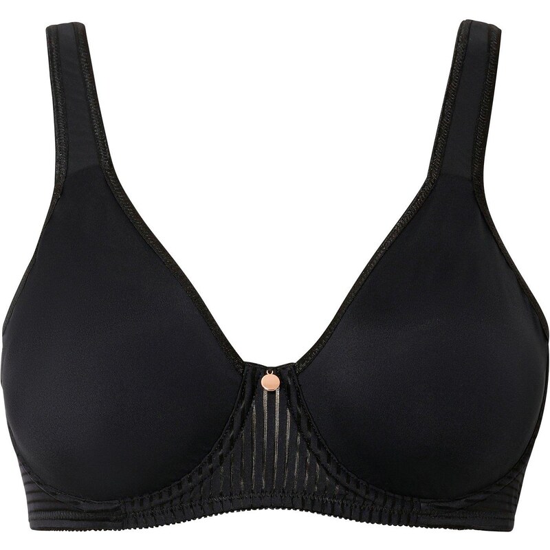 bonprix Zmenšovací podprsenka s polstrovanými ramínky černá Žena 71984050