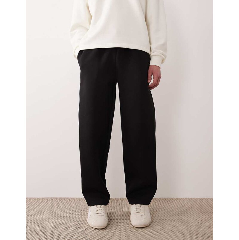 ASOS DESIGN heavyweight scuba-style fabric balloon jogger in