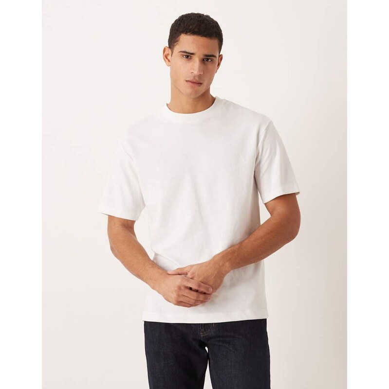 ASOS DESIGN heavyweight relaxed t-shirt in black soft touch
