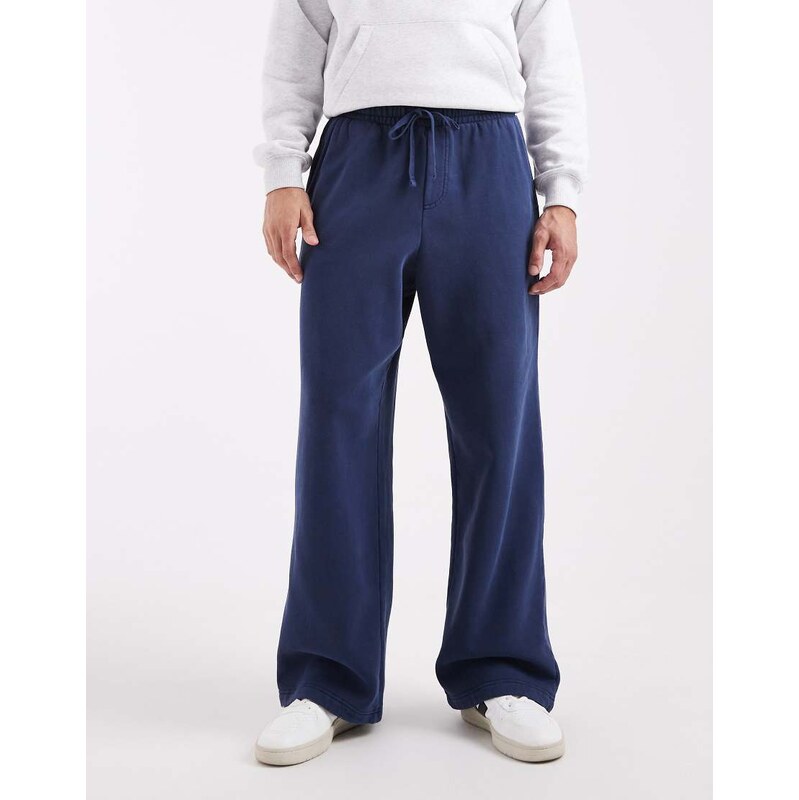 Cotton On super baggy track pant in indigo-Blue