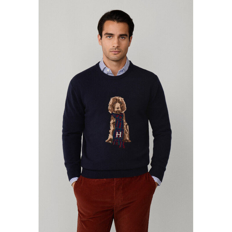 SVETR HACKETT LONDON HARRY KNIT CREW