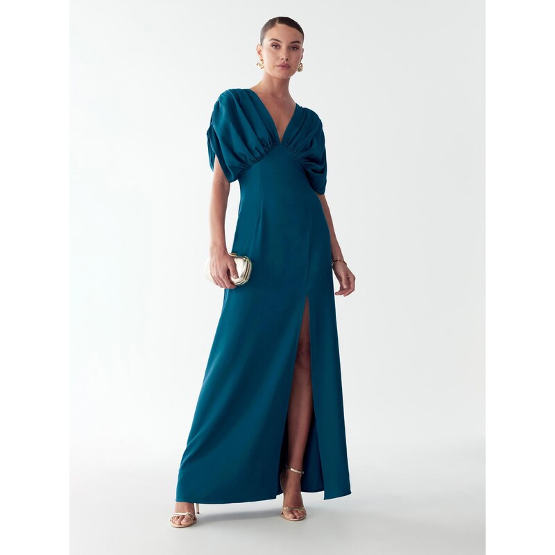 BWLDR Společenské šaty LAILA DRESS modrá