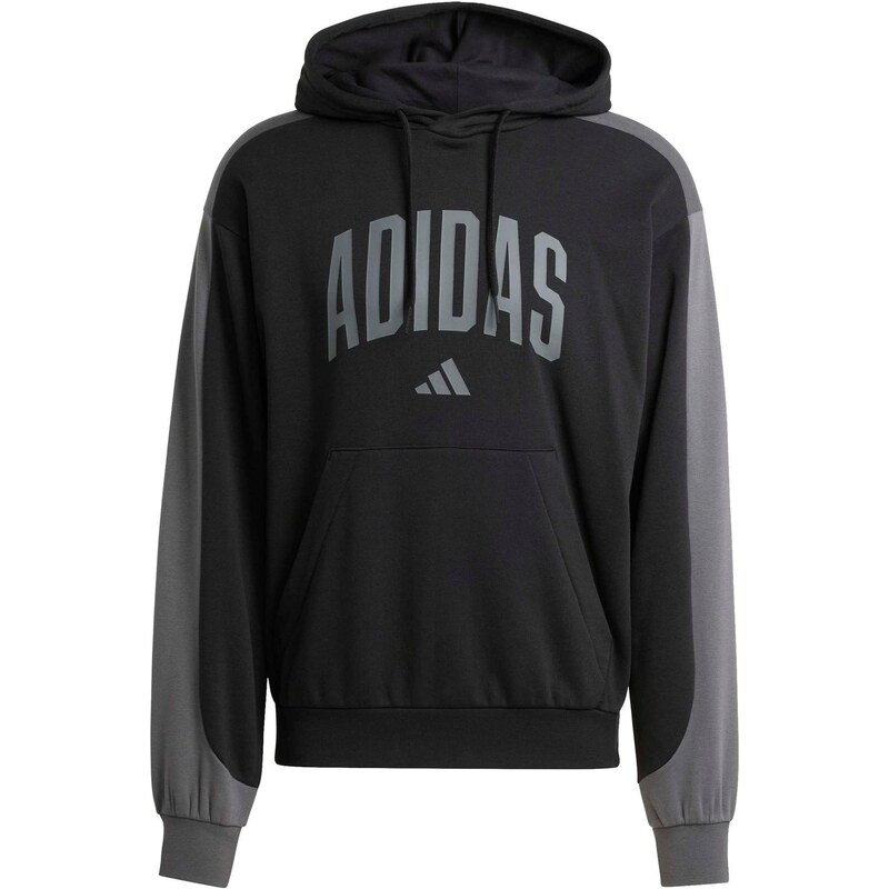 ADIDAS SPORTSWEAR Sportovní mikina 'Collegiate' čedičová šedá / tmavě šedá / černá