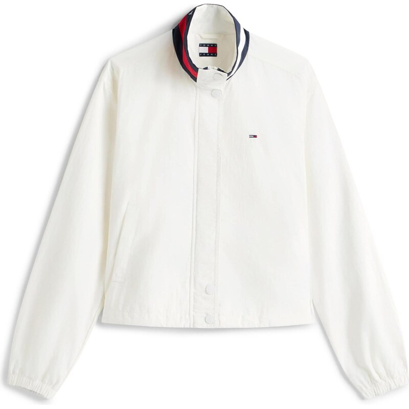 Tommy Jeans Přechodná bunda ESSENTIAL bílá