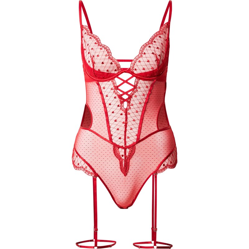 Hunkemöller Body Cordelie červená 113007515