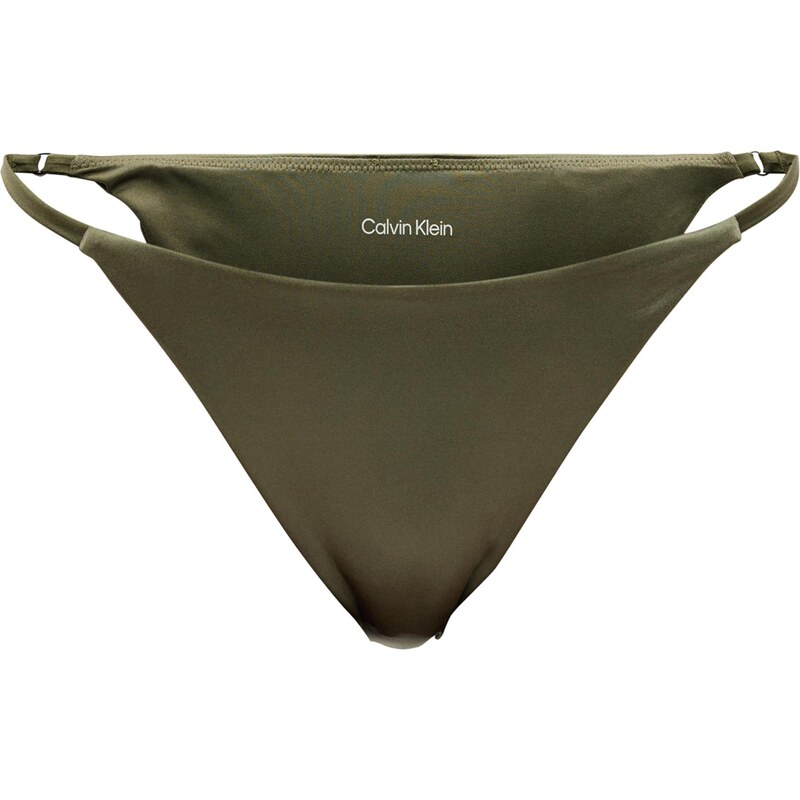 Calvin Klein Swimwear Spodní díl plavek CK Shine olivová