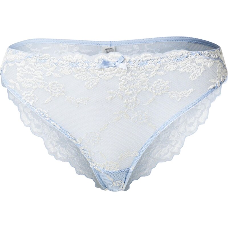 Lindex Kalhotky Emma světlemodrá / bílá 113007849