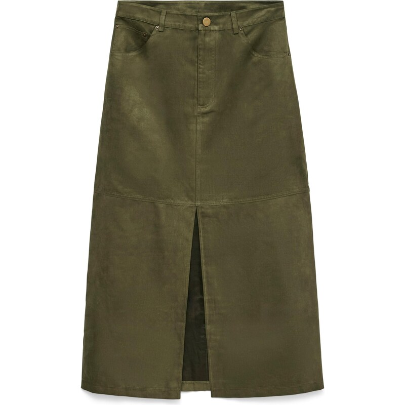 VERO MODA Sukně VMKATHY olivová