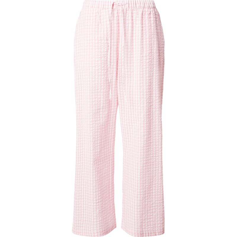 Lindex Pyžamové kalhoty růžová / bílá 113007927