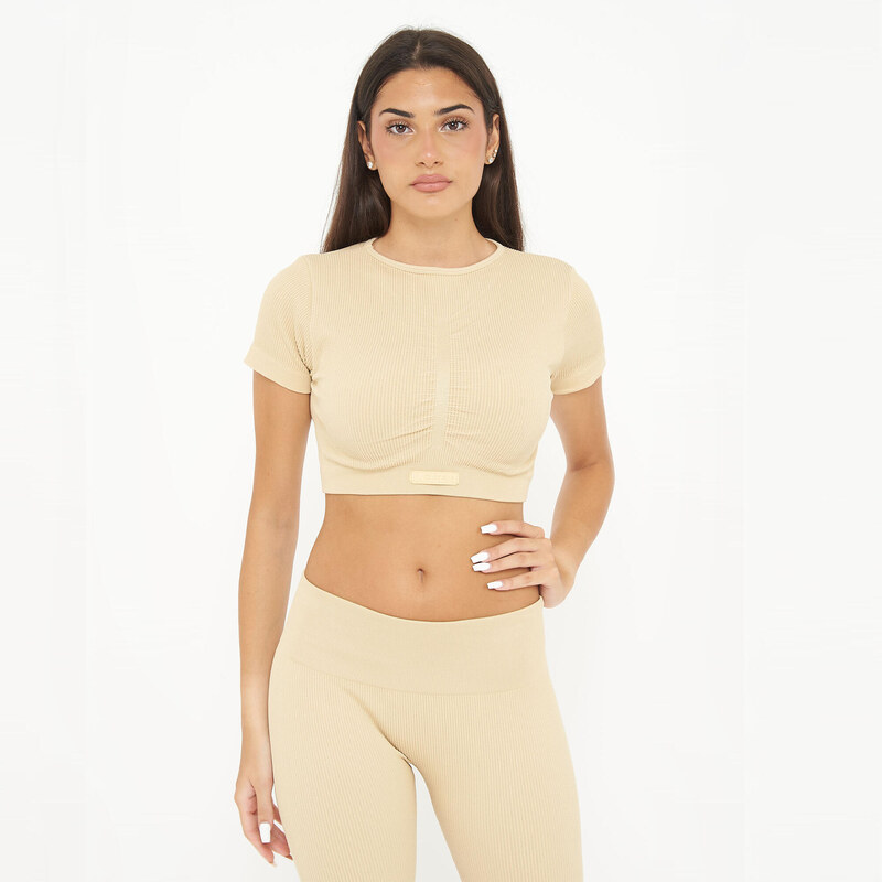 LEGEA Dámský crop top s krátkým rukávem WAY