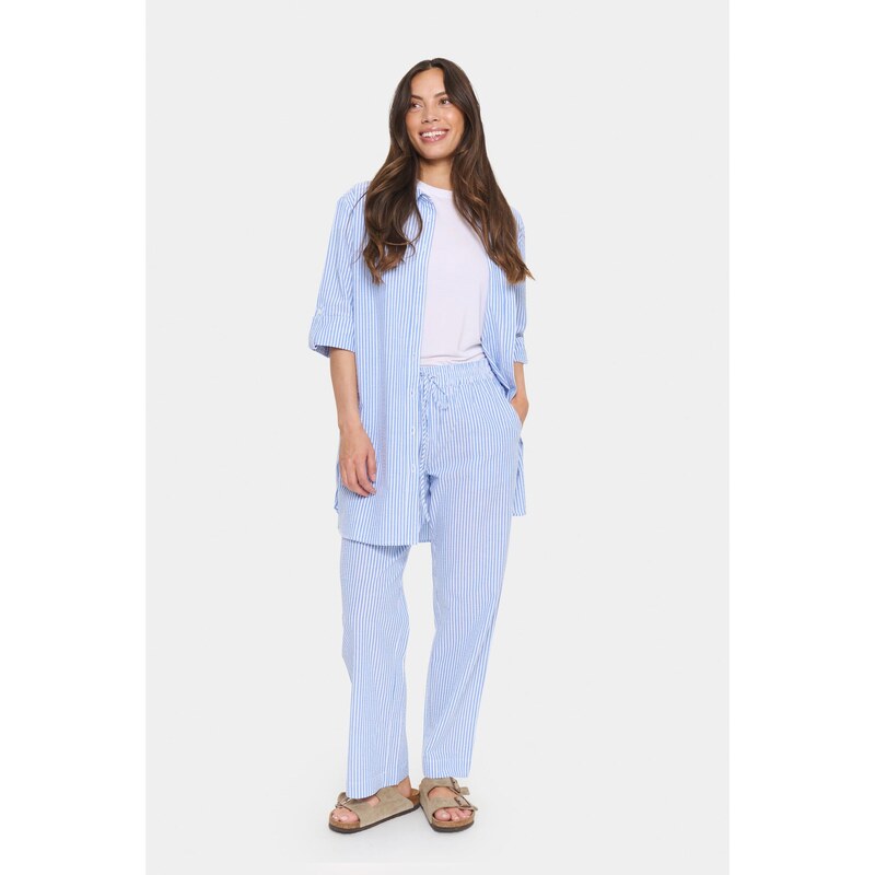 SAINT TROPEZ Kalhoty Miko azurová 113005952