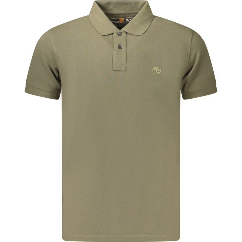 TIMBERLAND MENS SHORT-SLEEVE POLO SHIRT GREEN