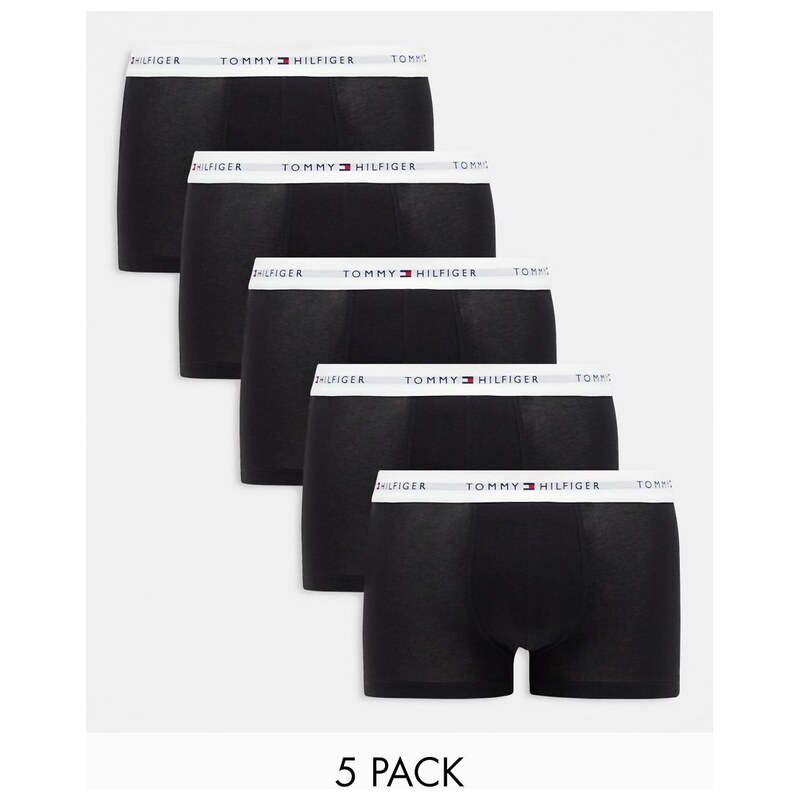 Tommy Hilfiger Signature Cotton Essentials 5 pack trunks in