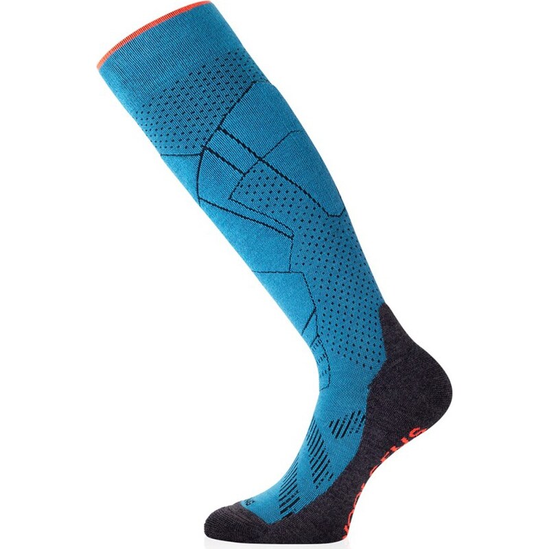 Ponožky lyžařské Lasting merino FWU Velikost: M tyrkysová 113011499