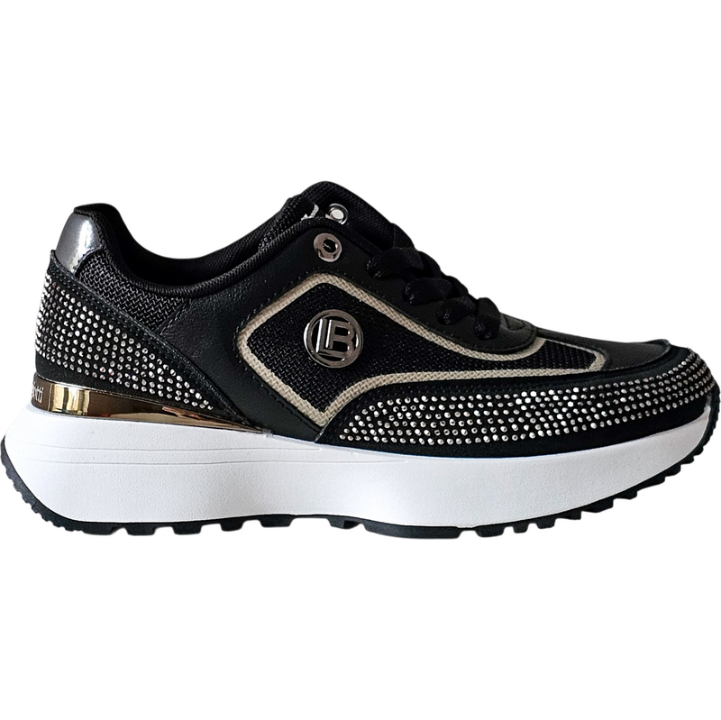 Tenisky na platformě Laura Biagiotti Calf Black
