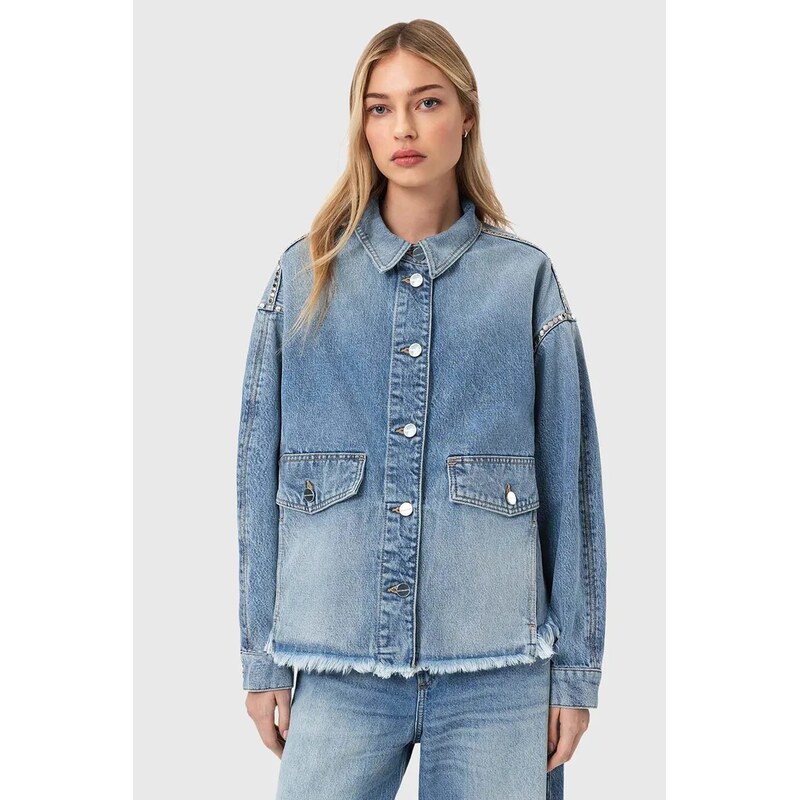 Džínová košile AllSaints HETTIE 113013875