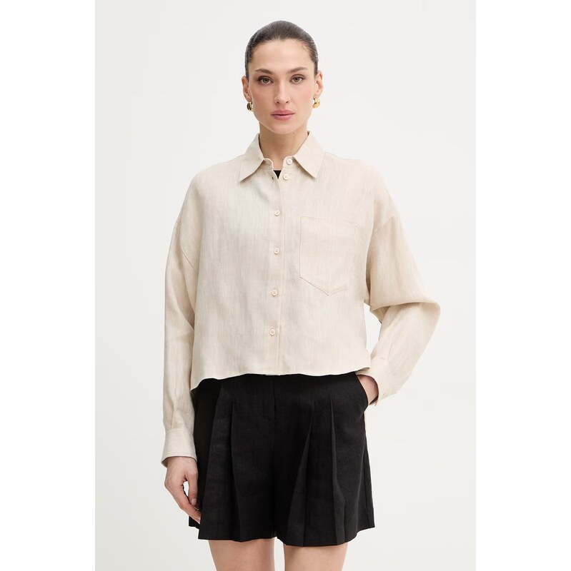 Weekend Max Mara Lněná košile Weekend Max Mara CAPO