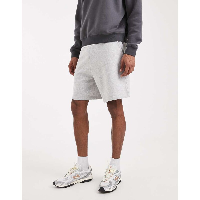 New Look sweatshorts in grey marl