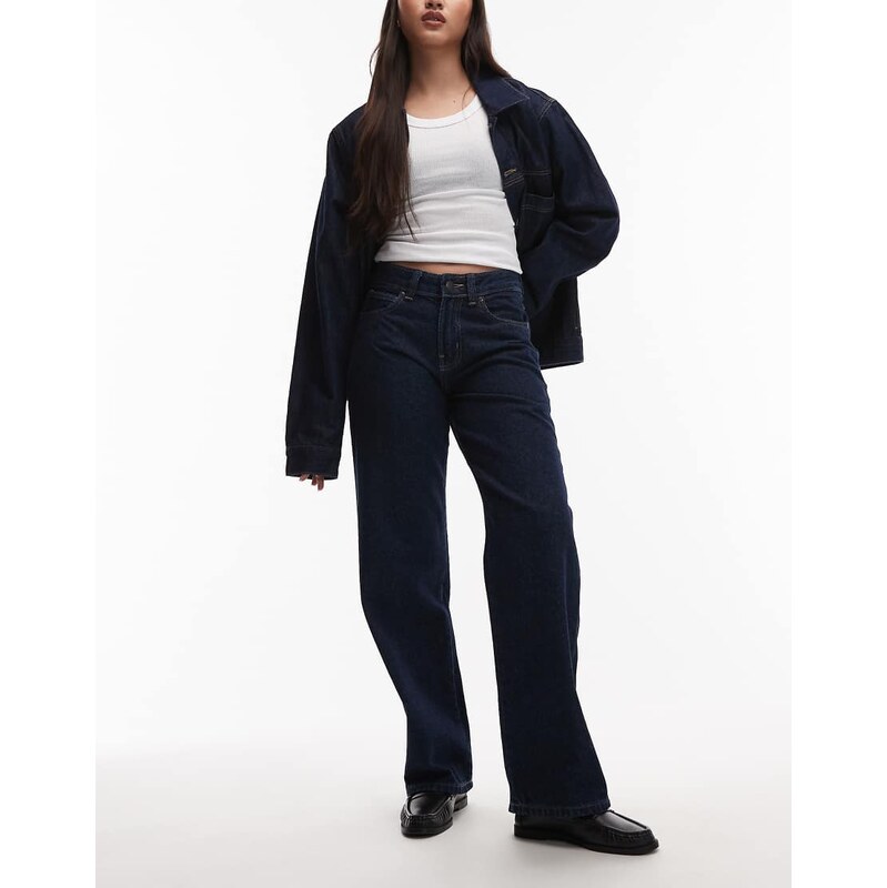 Dickies loose straight fit jeans in dark indigo-Blue 113268721