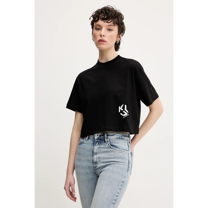 Karl Lagerfeld Jeans tričko s bavlnou 113014800