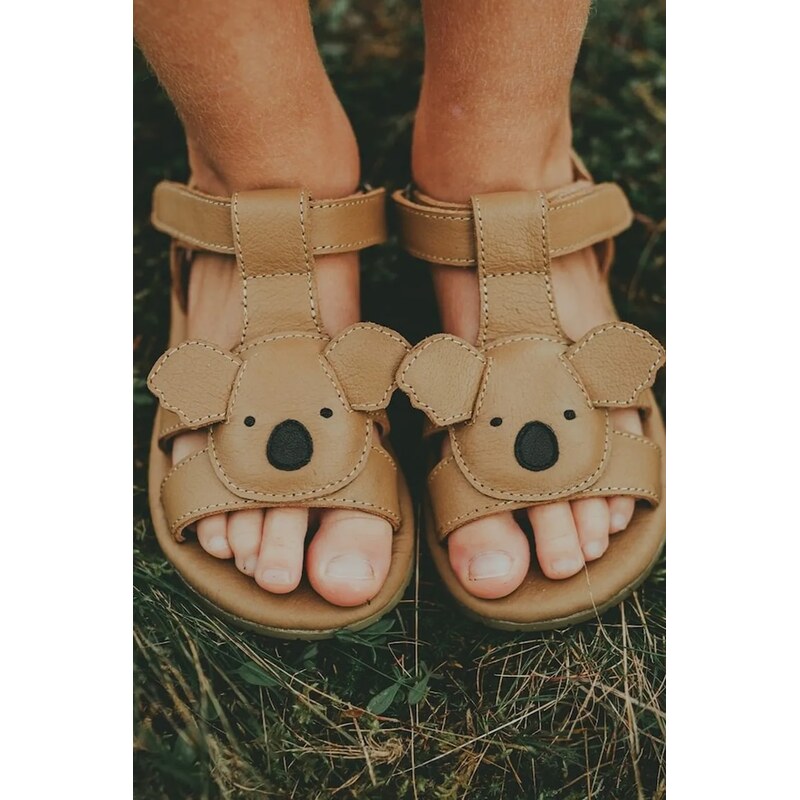 Donsje Dětské kožené sandály Donsje Dhalo Sandals Koala