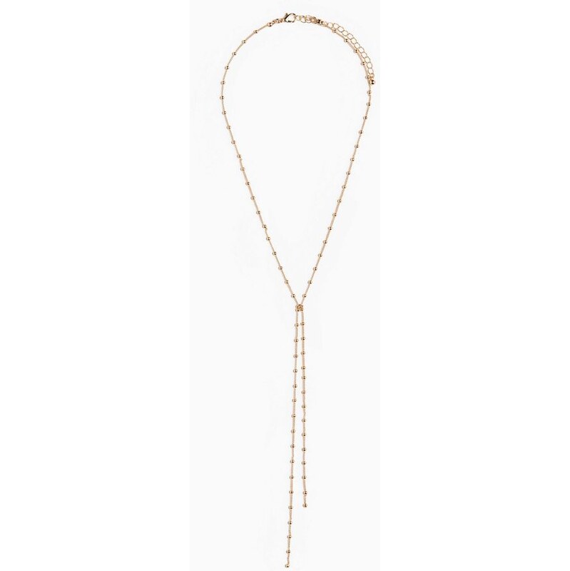 H&M - Dlouhý řetízkový náhrdelník - zlatá 113015075