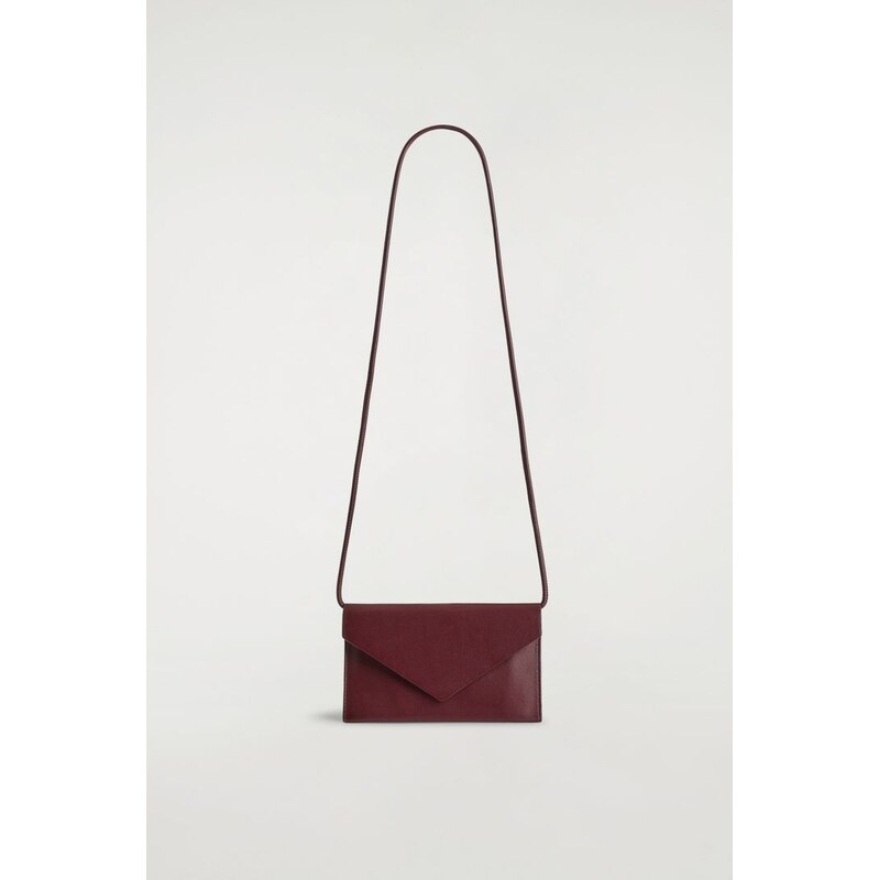 H&M - ENVELOPE BAG - LEATHER - červená 113015068