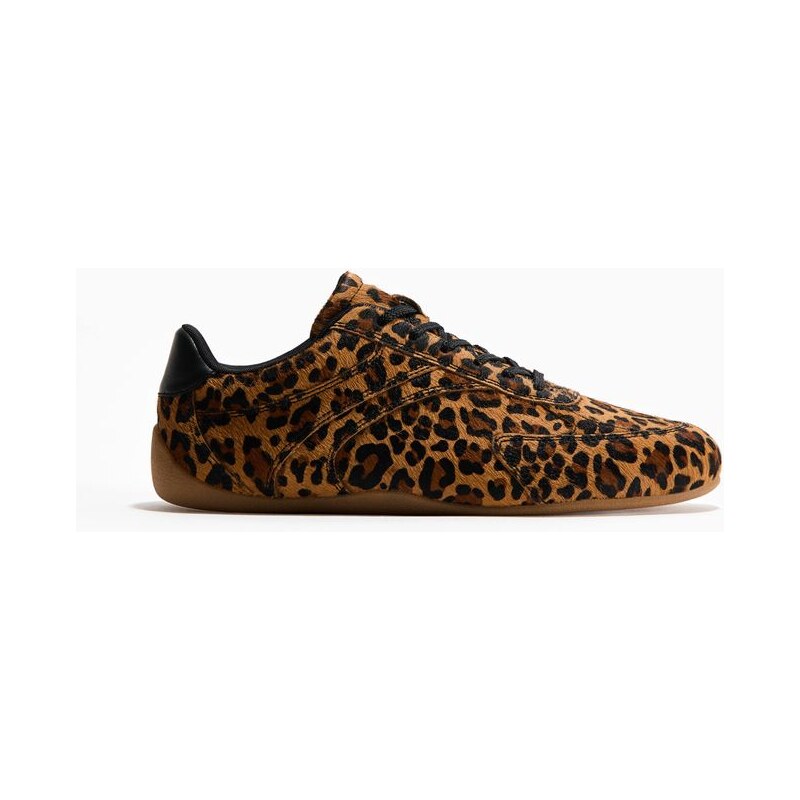 H&M - Kožené tenisky - béžová 113015430
